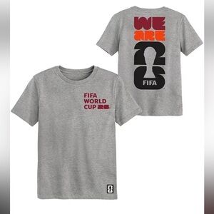 FIFA World Cup 2026 Unisex T-shirt Adults Small Gray